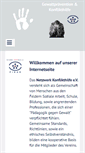 Mobile Screenshot of netzwerk-konflikthilfe.de